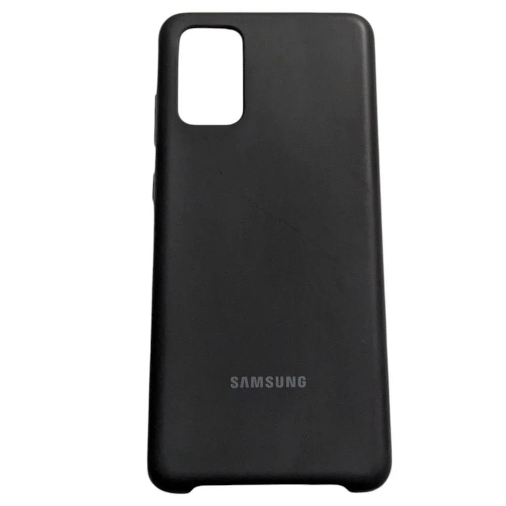 V4-U Samsung Silicone Back Cover For Samsung Galaxy S20+ In Black